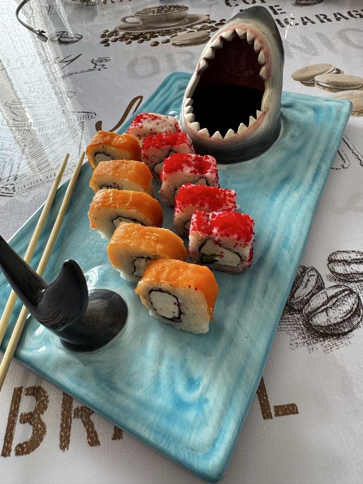 Тарелка «Белая акула» под суши