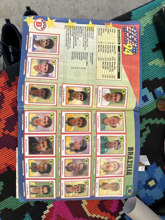 Album cupa mondiala SUA 2004, gen Panini
