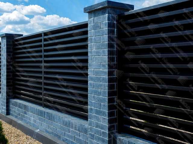 Забор жалюзи еврожалюзи