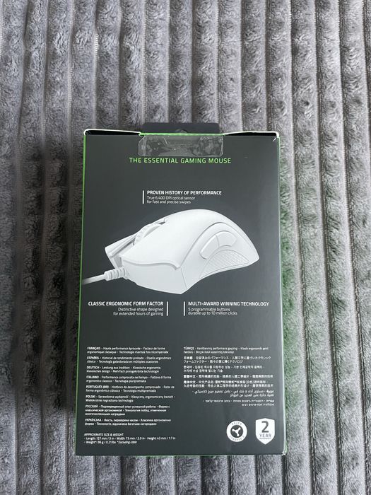 Мишка Razer Deathadder Essential White