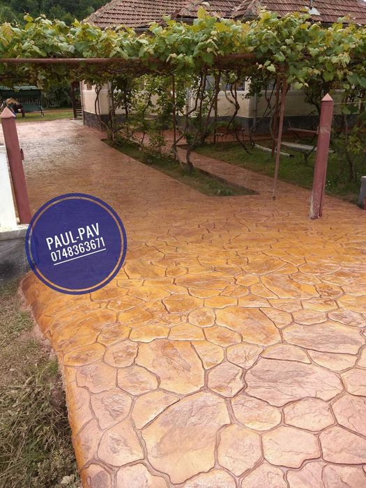 Beton amprentat profesional