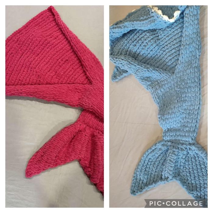 Детско одеялце Лакомата акула / Малката русалка