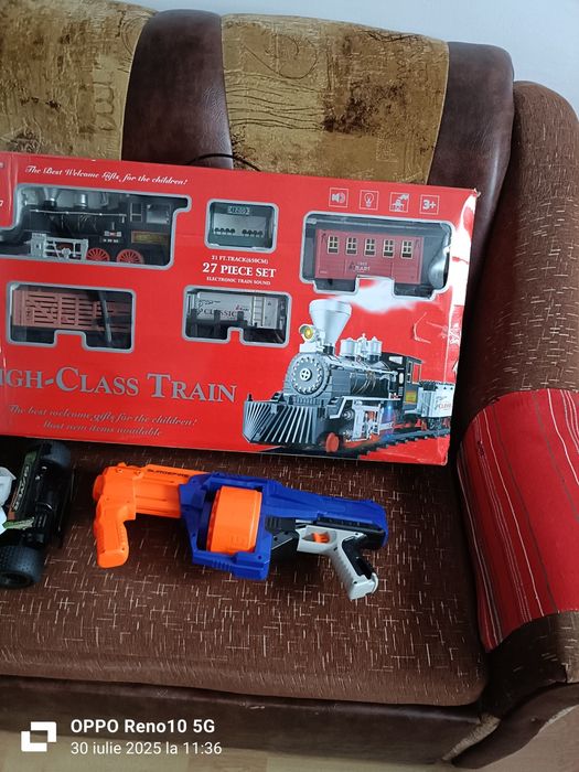 Jucării  trenulețe,Nerf, trenulețe Thomas și prietenii săi