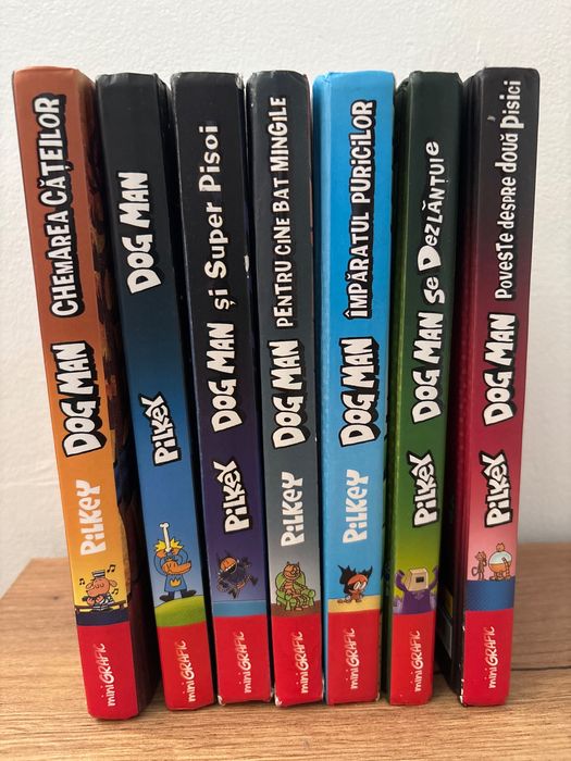 Cărți Dog Man de Dav Pilkey