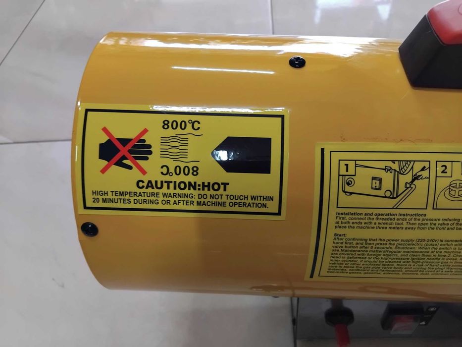 Газов калорифер регулируем 10KW