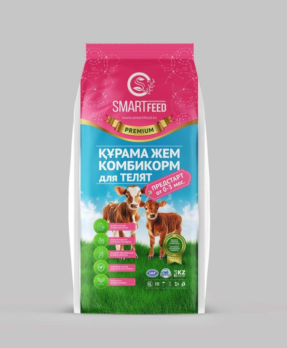 Комбикорм SmartFeed КРС Откорм 40кг.