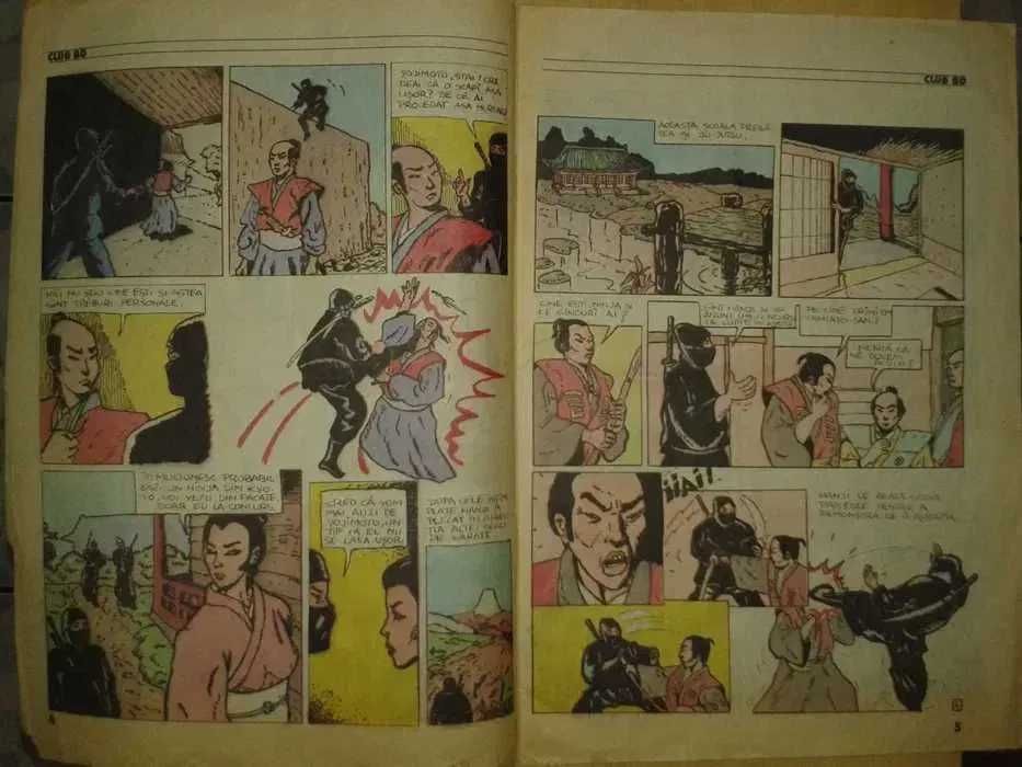 Revista romaneasca de benzi desenate Aventurile Unui Ninja- Competitia