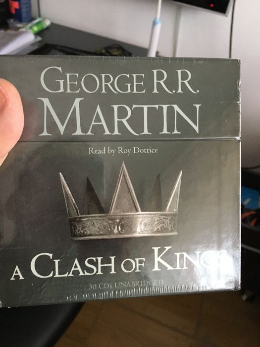 58 cd-uri game of thrones sigilate, originale, book audio