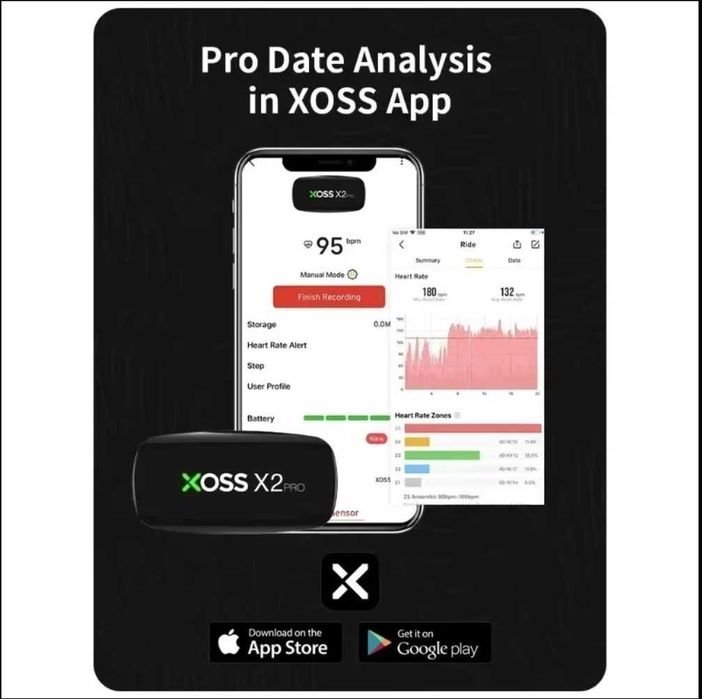 Датчик частоты сердечных сокращений XOSS X2 Pro