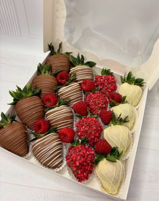 клубника в шоколаде