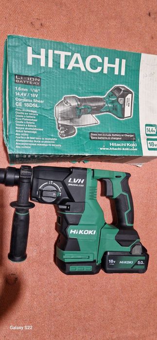 Hikoki rotopercutor.foarfeca tabla