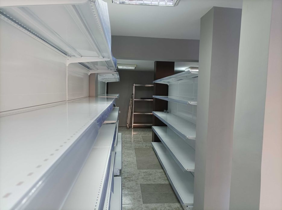 Стелажи за магазин с вкл. завършващи колони, етикетници и ограничители