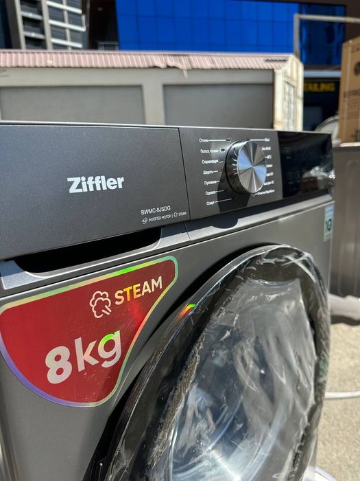 Mega aksiya Ziffler 8 kg kir moshina garantiya dastavka ustanovk