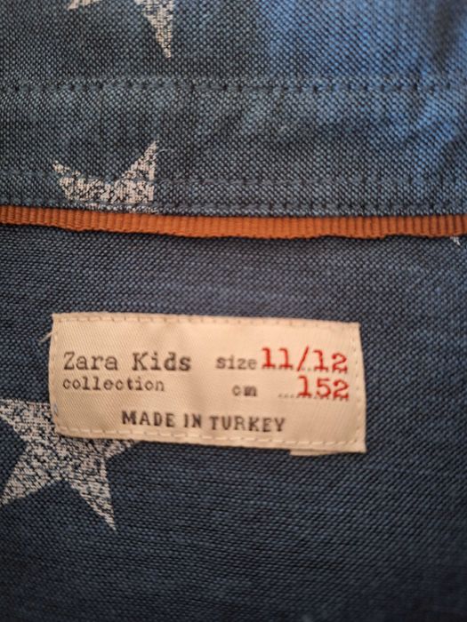 Момчешка риза с дълъг ръкав Zara Kids
