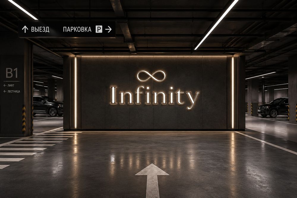 Сдаётся в аренду парковочное место в подземном паркинге ЖК infinity.