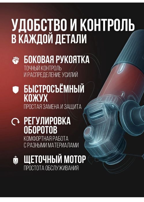 Болгарка N1ONE PRO 125mm