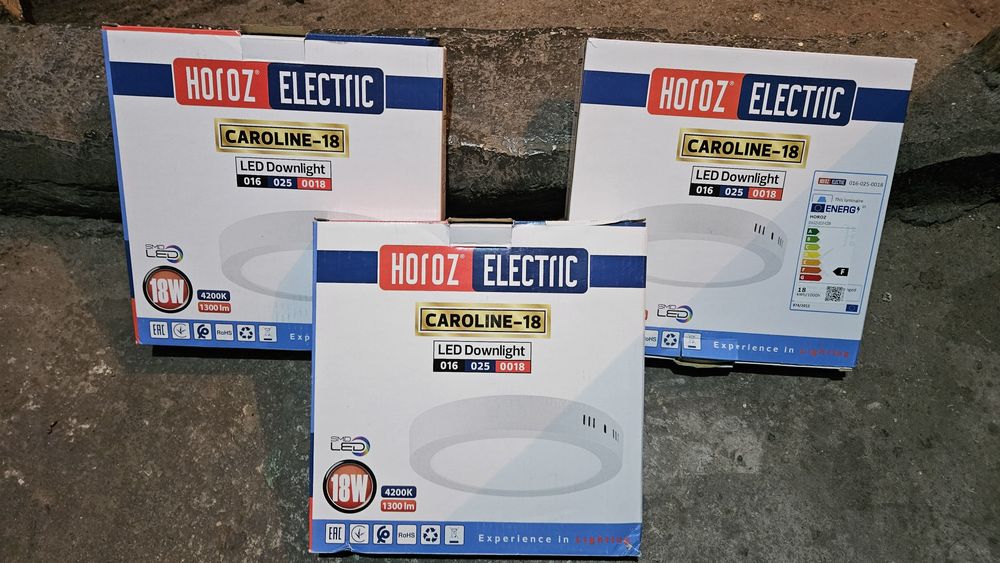 LED плафони /4000К / 3бр