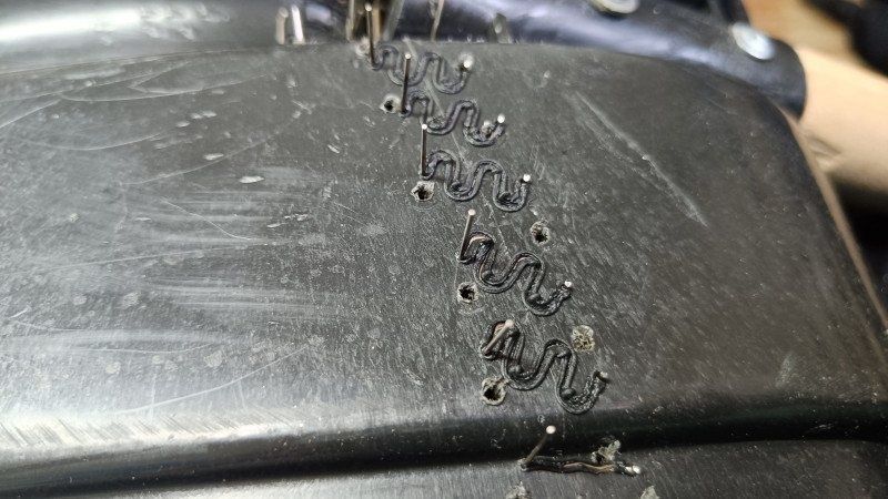 Пайка пластика на мопеды эндуро и авто