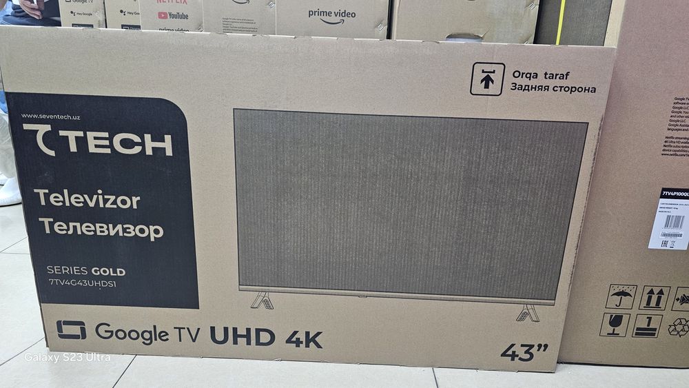 Телевизор 7TECH 43 UHD S1 Smart 4k Google TV
