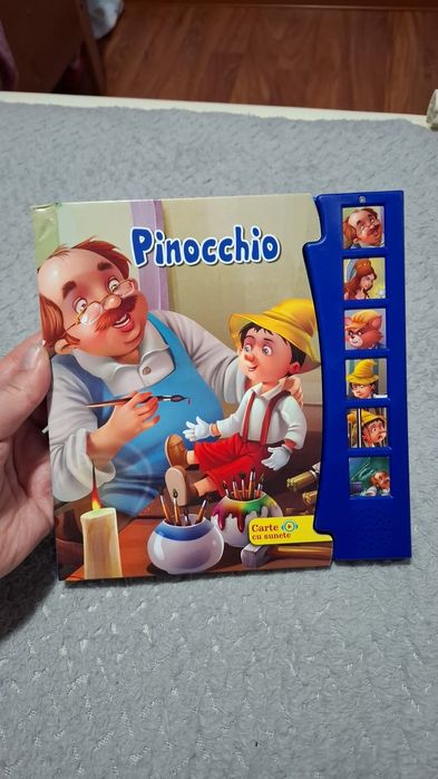 Carte audio interactiva noua Pinocchio