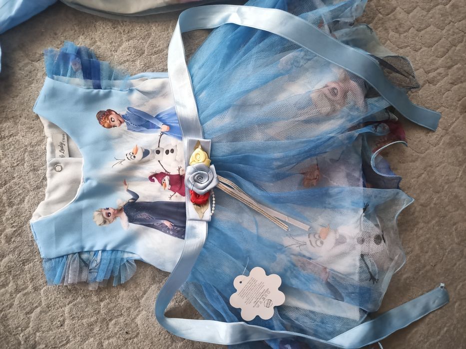 Детска рокля Елза и Анна от Замръзналото кралство  1,2г.