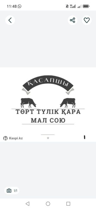 Касапшы мал сою.