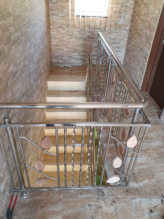 Balustrade inox.