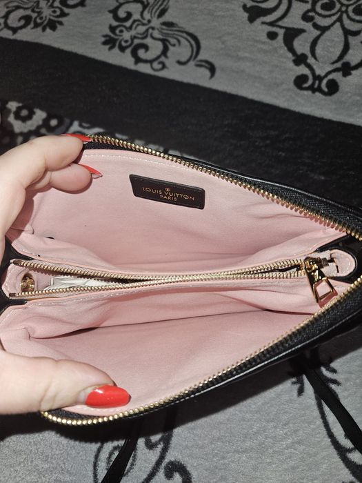 Louis Vuitton Black Monogram Puffy Lambskin Coussin BB