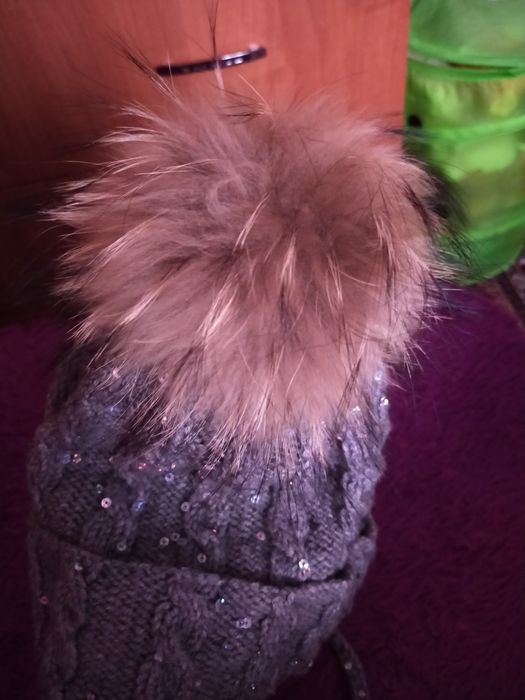 Шапка -зима на девочку