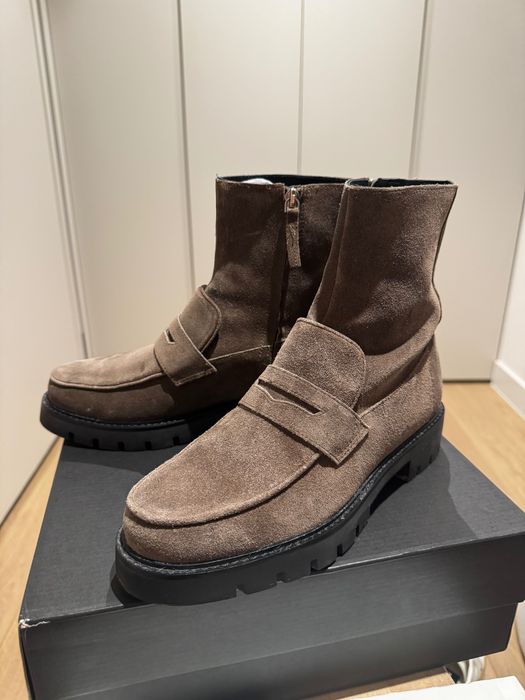 Велурени боти Massimo Dutti