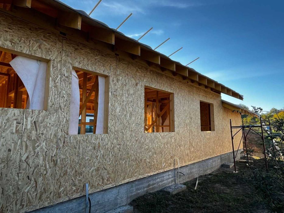 Foisoare, Terase si Cabana stil A-Frame din structura de lemn