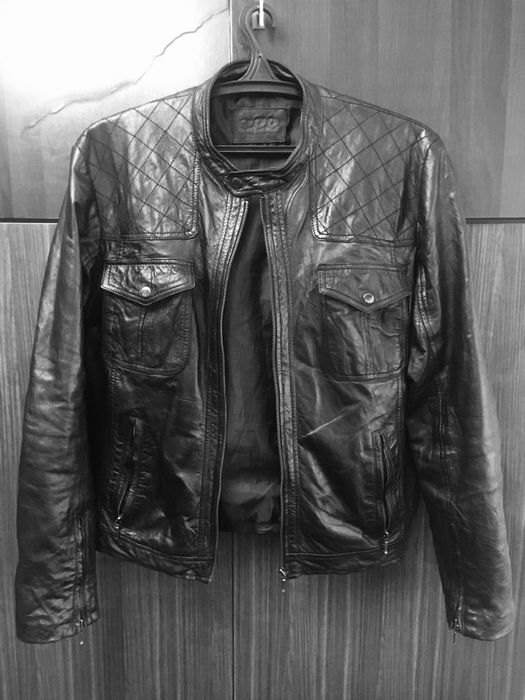 Мужская кожаная куртка