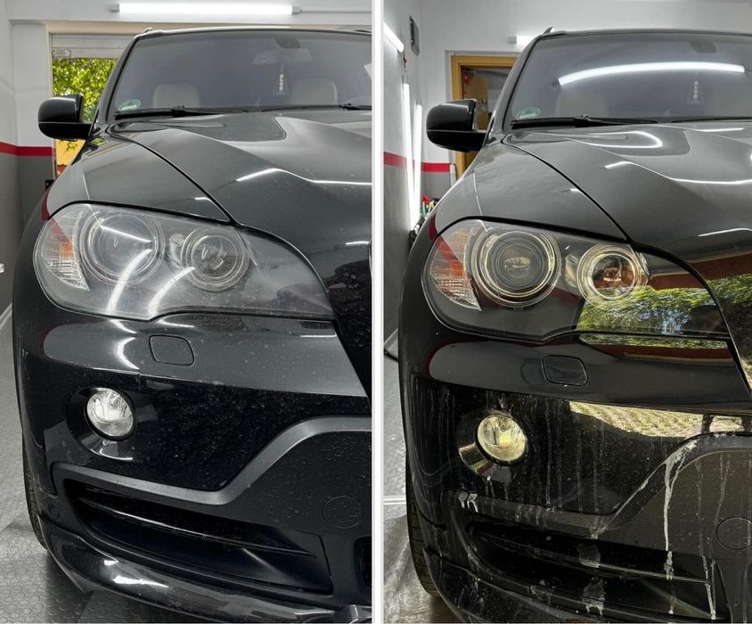 Полиране на фарове, затъмняване на стъкла, фолио