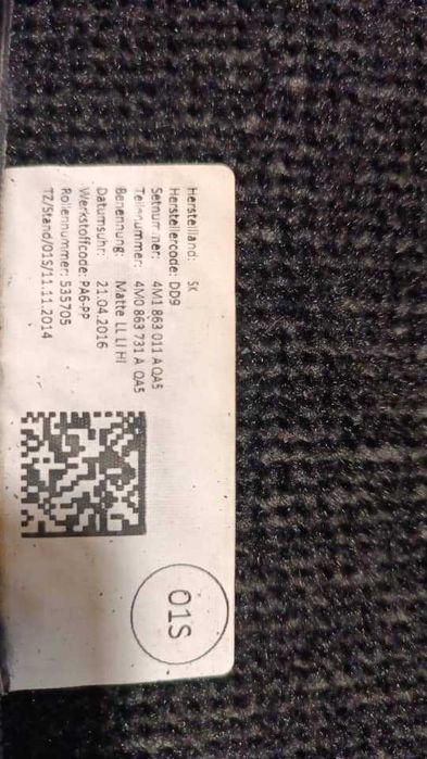 Продаются оригинальные коврики для Audi Q7