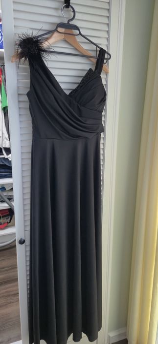 Официална черна рокля р-р L (за бал,сватба...)