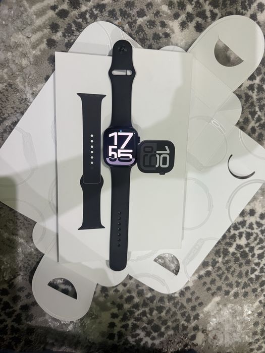 Apple Watch 10 / 46 m blak chorny
