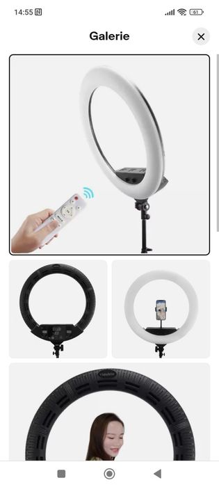 Lumina led foto machiaj profi