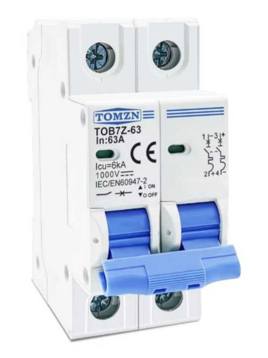 Siguranta automata 10A- 63A , 440V sau 1000VDC Panouri fotovoltaice