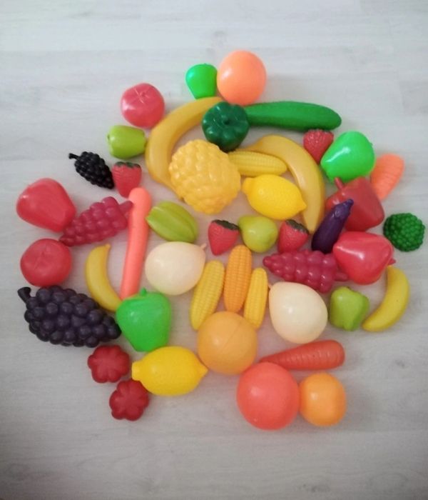Set fructe și legume plastic jucării copii
