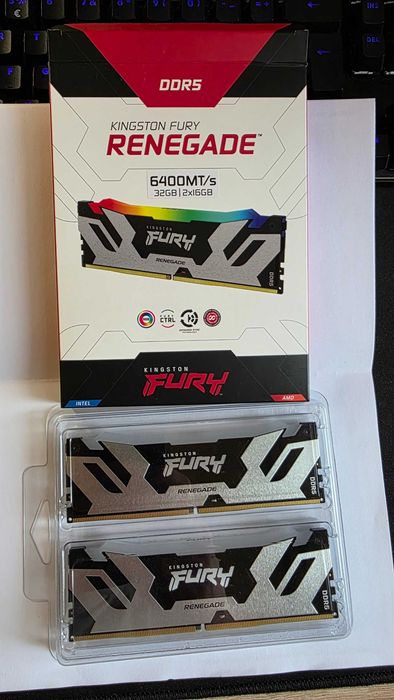 Ram Kingston Fury Renegade 32 GB 6400 Mhz DDR5 рам памет 2 x 16 GB