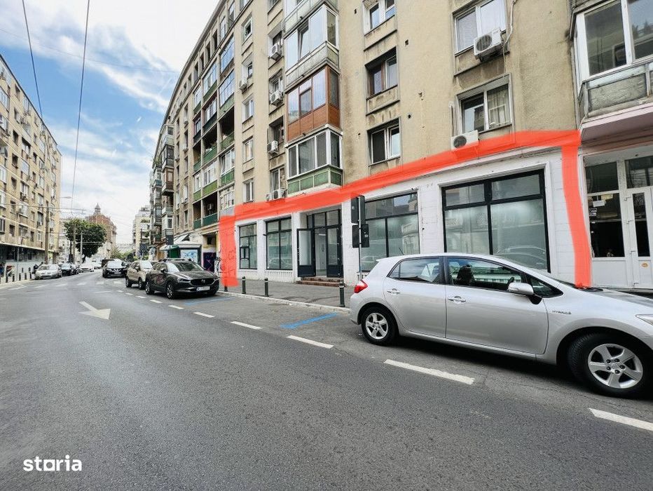 Spatiu comercial situat central, cu vitrina & vizibilitate. Ideal Inve