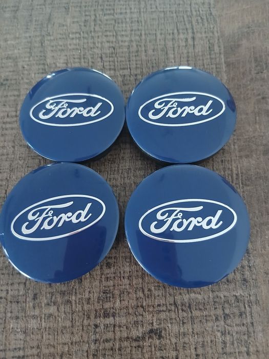 Капачки за джанти Форд сини декоративни тапи за джанти 52/55 Ford