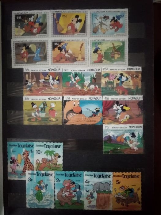 Коллекция почтовых марок "Комиксы".