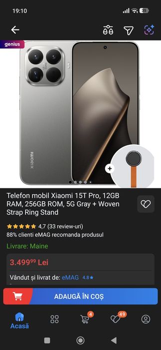 Xiaomi 15 T Pro 12(+8)GbRam,256 GbRom nou