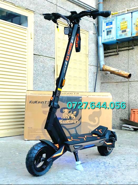Kukirin T3 Noua sigilata zero km 800 wati 16A trotineta electrica MARE