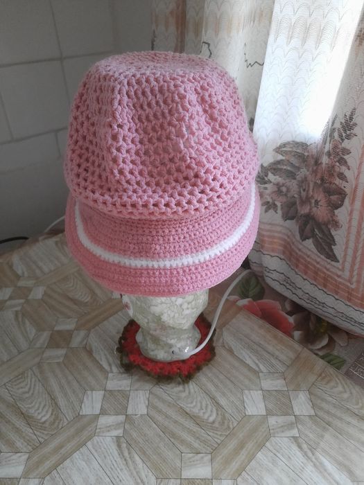 Шапочка летняя ажурная.