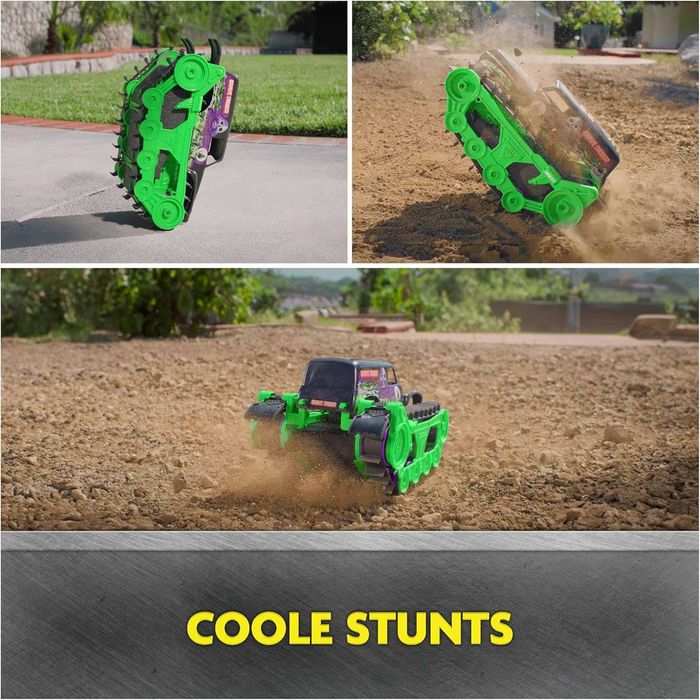 Кола Monster Jam RC с дистанционно за всякакви терени вода 1:15 Голяма