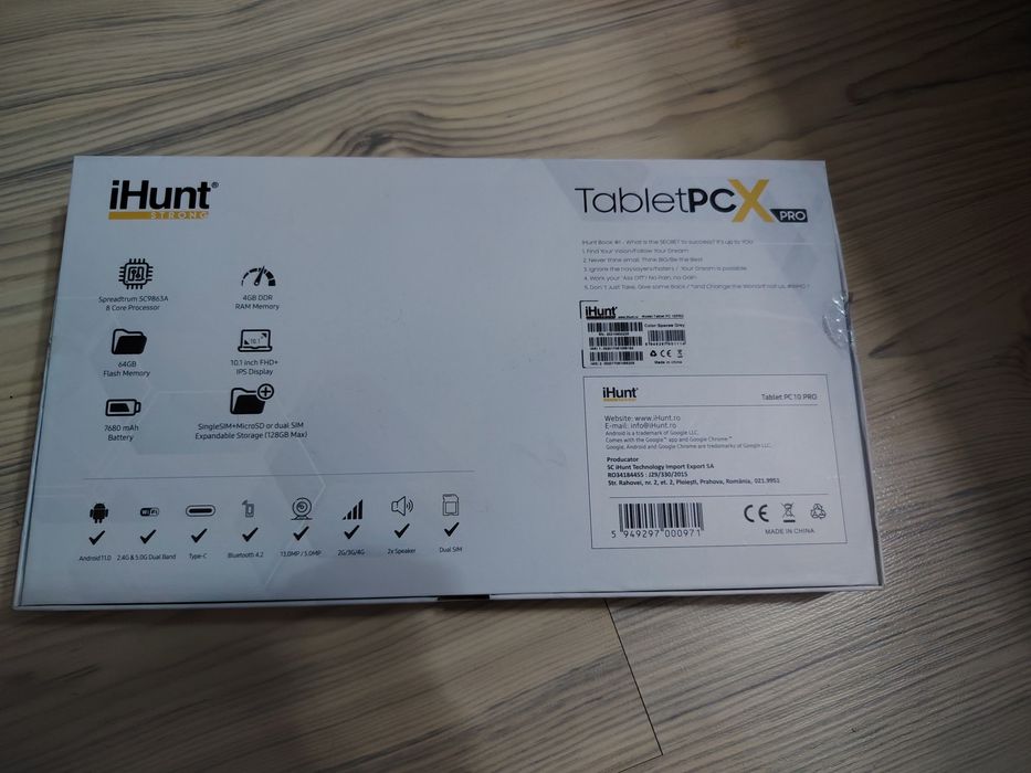 Tabletă cu tastatură, cartela telefon, ca noua