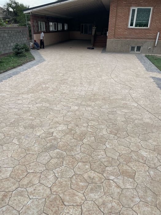 Укладка брусчатки