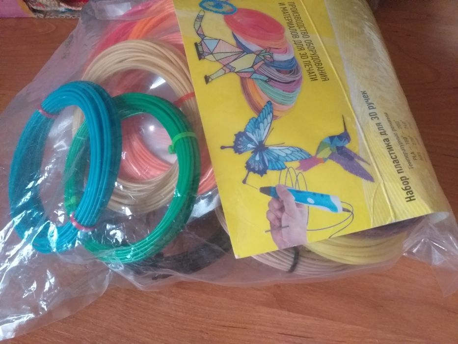 большой набор пластика для 3D ручек